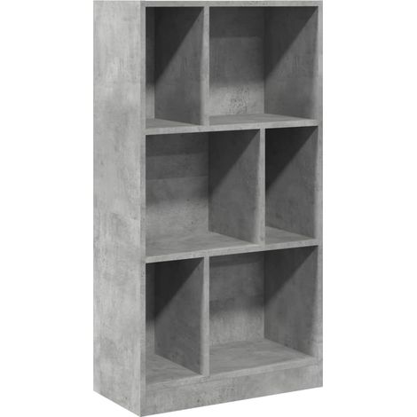 Maison Exclusive - Bücherregal Betongrau 57x28,5x107,5 cm Holzwer