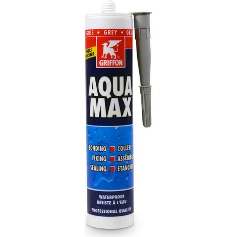 Aqua max mastic-collage spécial piscine cartouche 425GR gris - GRIFFON - 6311697 (1/3)