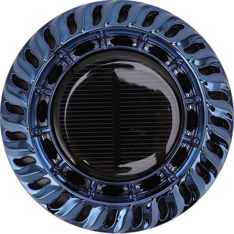 Diffuseur de parfum solaire automatique rotatif pour voiture, machine d'aromathérapie décorative pour la maison et le bureau, bleu encre (1/5)