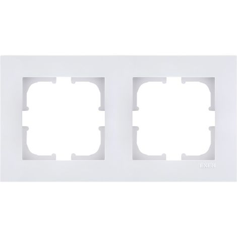 Cadre double blanc EXEN KARELL (1/4)