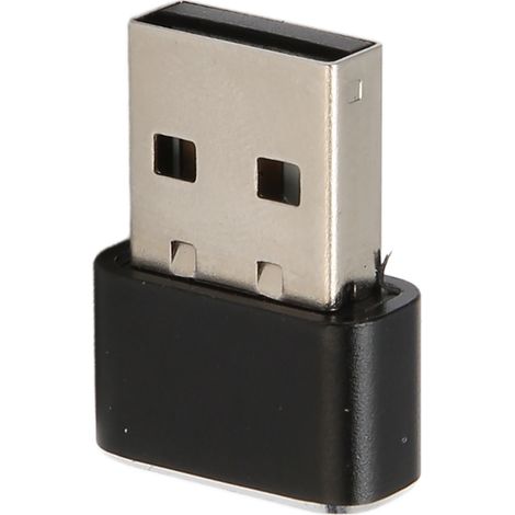 Déplace-souris USB minuscule et indétectable avec boutons marche/arrêt séparés, compatible avec 3 pistes, Plug and Play, maintient l'ordinateur portable allumé, noir