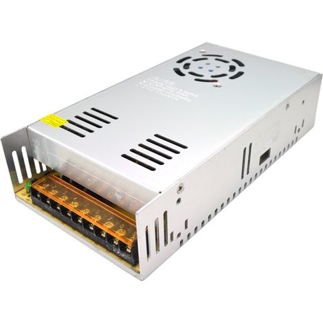 Bloc d'alimentation à découpage universel régulé 12 V 30 A pour bandes LED, lumière, radio CCTV, ordinateur, projet (1/5)