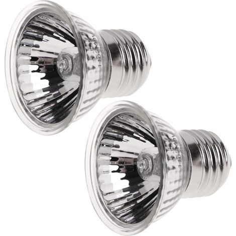 Reptiles Amphibiens Lampes Chauffantes 2 Pièces 25W Lampe Chauffante en Céramique UVA UVB Lampe Solaire à Spectre Complet E27 250V Tortue Lézard Animal de Compagnie Ampoule (1/5)