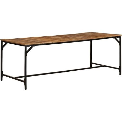 Esstisch 200x100x75 cm Raues Massivholz Mango