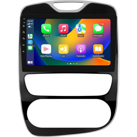 Autoradio pour Clio 4 (2012-2019), 10.1 Pouces 14 écran Tactile 2+32 Go Navigation GPS avec Carplay Auto WiFi Commande au Volant Bluetooth DSP FM (1/5)