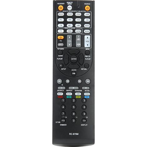 Télécommande de Remplacement RC-879M Compatible Récepteur AV ONKYO TX-NR535, TX-SR333, HT-R393, HT-S3700 (1/5)