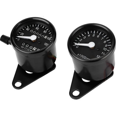 Compteur Mécanique Double Cadran Tachymètre Jauge Électronique pour CG125 GN125 (1/5)