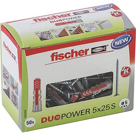 Fischer 50x DUOPOWER 5 x 25 mm S PH LD - 535462