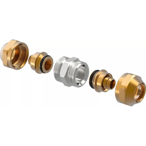 Uponor Fit Racor de rosca PEX 17x2,0-17x2,0, 1065299