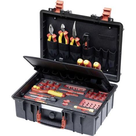 Wiha Maletín de herramientas eléctrico robusto negro IP67