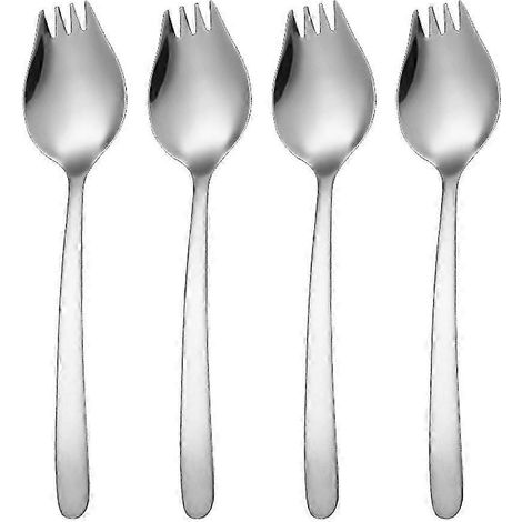 Lot de 4 mini-fourchettes à salade, cuillère à sucre, cuillère à glace, cuillère de service SRC (1/2)