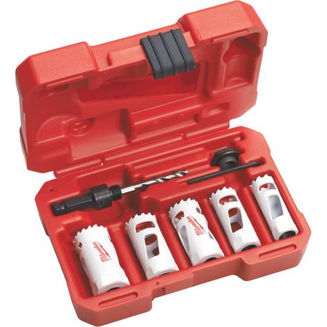 5 pack Sierras de corona de campana del dormilón Milwaukee 19 mm - 32 mm 49224083