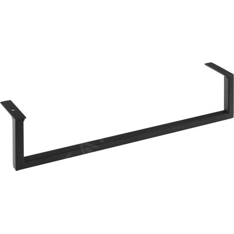 Sapho - Porte-serviettes frontal pour lavabo, 460 mm, noir mat HG460 (1/4)