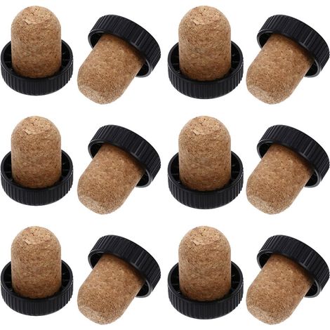 30 bouchons liège, 19 mm, bois, réutilisables, fermeture étanche (1/5)