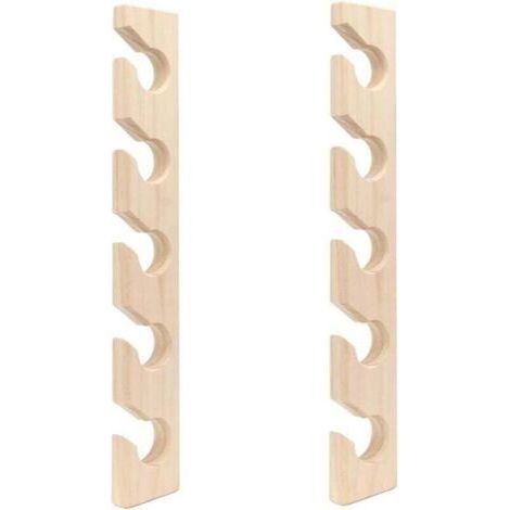 Lot de 2 Support pour Casquette de Baseball en Bois Organisateur de Casquettes de Baseball, support de rangement pour casquettes de baseball,Support mural pour placard (1/4)