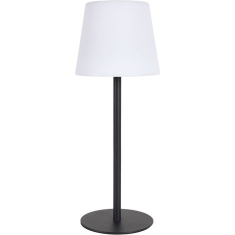 Lampe à Poser Extérieur "Rechargeable" 40cm Noir (1/5)