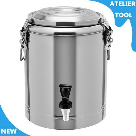 ATELIER 14L/3.7gal en acier inoxydable chauffe-aliments 201 en acier inoxydable avec couvercle (1/5)