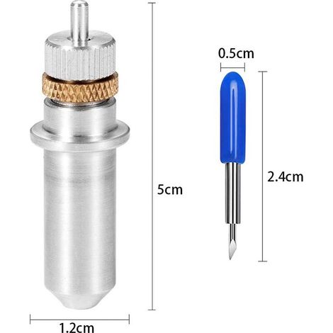 Set mit 2 Sätzen à 41 Plotterklingen – 45°-Winkelschneider für Vinyl und Reflektionsfolie – Kompatibel mit Silhouette und Cameo (1/5)