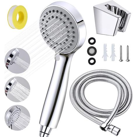 Shower Head Kit with Hose and Holder (1/5)