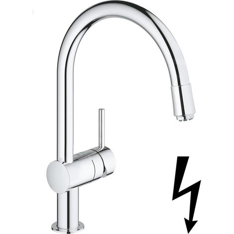 GROHE Mitigeur évier Minta 32511 Basse pression chrome, 32511000 (1/4)