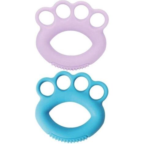 Hand Grip Strengthener, Entraîneur de Doigts, Forearm Exerciser Finger Silicone Exercise Rings, L'entraînement Musculaire pour L'entraînement Musculaire, l'escalade et Le Fitness(2 Pièces) (1/4)