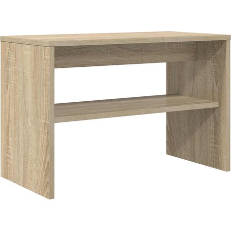 Mobile TV rettangolare moderno con pratico ripiano per soggiorno 60 x 30 x 40 cm in legno di quercia Sonoma 020058363