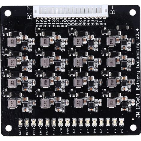 Aktiver Lithium-Batterie-Ausgleicher 1,2 A induktiver BMS-Balancer Energieübertragung 2,0 V–4,5 V 17S (1/5)