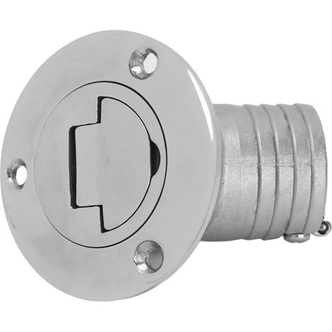Bouchon de remplissage incliné pour pont de bateau, en acier inoxydable 316, pour eau et carburant, compatible avec yachts, bateaux de pêche, vedettes et camping-cars (1,5 pouce). (1/5)