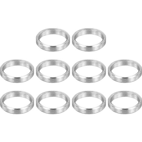M8 Entretoise en Acier Inoxydable, 12Pcs Entretoise Métallique 8mm ID x 10mm OD x 2mm L Bague à Vis pour 5/16" ou M8 Boulon (1/5)
