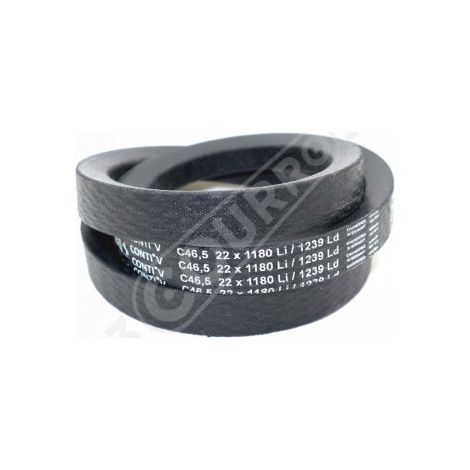 Courroie trapézoidale lisse Contitech Conti V C46.5 22 x 1180 Li / 1239 Ld