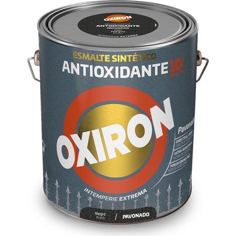 Oxiron Émail Synthétique Métallisé Antioxydant Noir Bleu 750ml Titan (1/2)