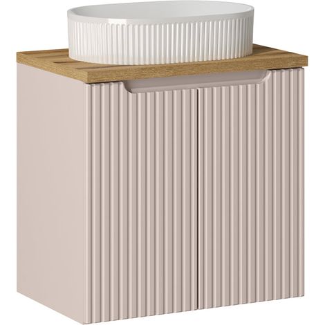 Mobile bagno con lavabo Riva cachemire 60cm (1/5)