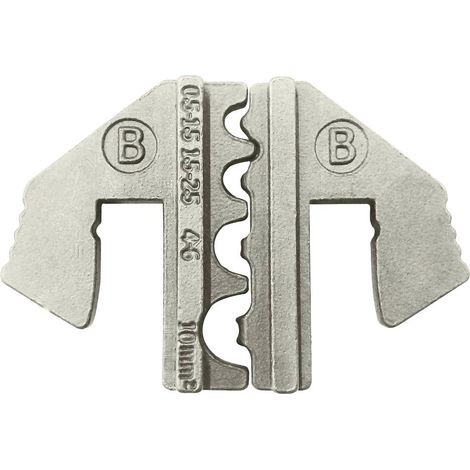 TOOLCRAFT PLE-0B Matrici di crimpaggio Capocorda non isolato Range di compressione: 1.5 fino a 10 mm² Adatto per marchi (1/3)