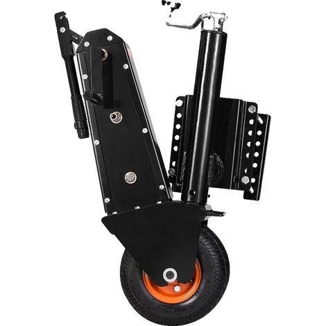 Remorque à rouleaux, Capacité lourde, Hauteur réglable, 500lbs (1/2)