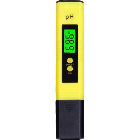 High-precision pocket-sized pH meter, 0.01 accuracy with a pH testing range of 0-14. Digital pH tester for water-jaune (1/5)