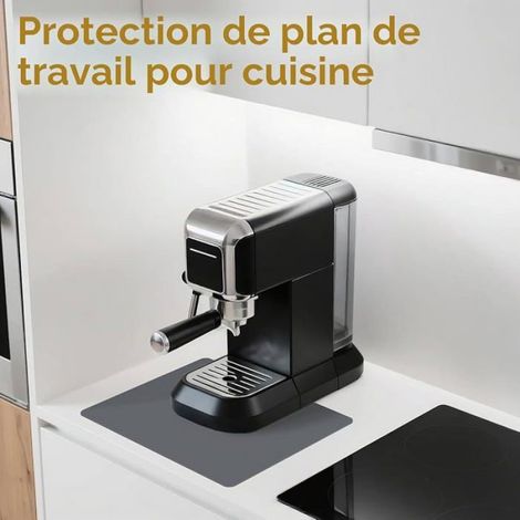 Tapis Silicone, 3 Pièces 40  30cm Tapis en Silicone pour Résine époxy, Antidérapant et 3 Noir + Gris Foncé + Gr FEUILLE DE CUISSON (1/5)