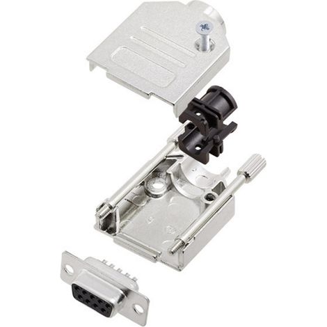 Amphenol  L17DTZK09+L77SDE09S D-SUB Buchsenleisten-Set 180 ° Polzahl: 9 Lötkelch 1 St.