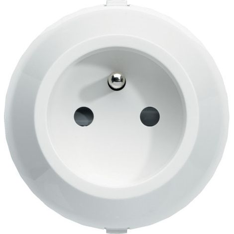 Hager – Prise de courant 2P+T associable – Mode de pose encastré – Indice de protection IP20 – Intensité 16A – Pour installations électriques