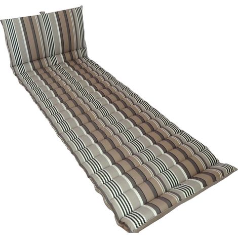 Matelas en tissu ondulo 174 x 60 cm Amsterdam (1/3)