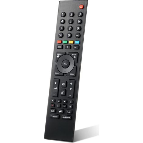 Télécommande de rechange Grundig - Télécommande universelle de rechange pour RC3214801-03 - Compatible avec la télécommande Grundig Smart TV (aucune configuration nécessaire) (1/5)