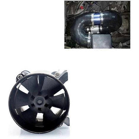 Turbocompresor eléctrico para coche con turbina, ventilador de admisión de aire, motor sin escobillas de CC, universal para automóviles.