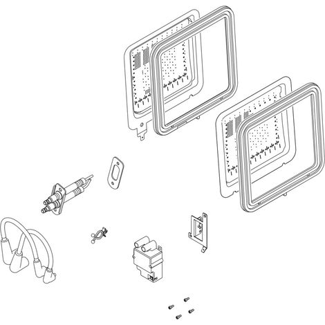 Nachrüst-Set Brenneroberfläche für Ersatzteilkoffer WTC-G 15/25/32-B - 48301130422 von Weishaupt