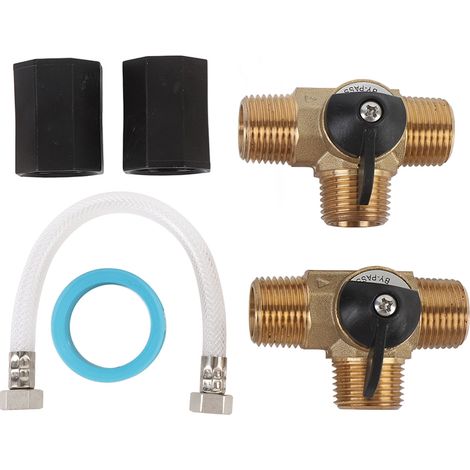 Ortviai Kit de Contournement pour Chauffe-Eau de Camping-Car et Yacht – Tuyau Renforcé en Laiton de 315 mm (1/5)