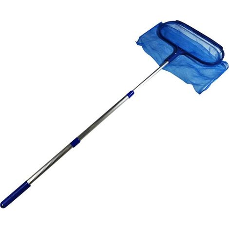 Accessoires de piscine (Avec perche A) Écumoire de piscine, épuisette pour spa, filet de nettoyage, accessoires de piscine extérieure (1/5)
