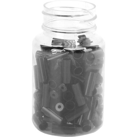 Embouts de câbles de freins en alliage d'aluminium haute résistance et haute ténacité, pour une plus grande flexibilité. Accessoires de vélo noirs. (1/5)