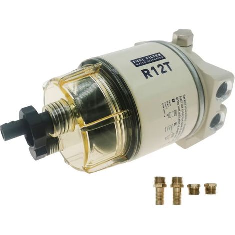 Ensemble séparateur huile-eau R12T adapté aux vedettes rapides, aux pétroliers et aux petits moteurs diesel disponible dès maintenant pour une utilisation marine.