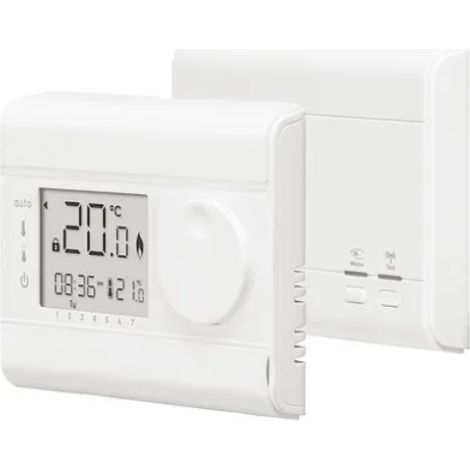 Thermador TAPOR Termostato ambiental semanal por radio, de +5 °C a +30 °C, por radio, a pilas