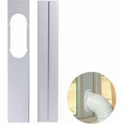 Climatiseur mobile universel réglable plaque d'étanchéité de fenêtre attelle 55-110 cm, 5510, ouverture 7,520 cm, 2 pièces (1/5)