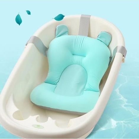 (Hellgrün) Rutschfeste Babybadematte für die Dusche – Hellgrün – Größe 51 x 34 cm (1/4)