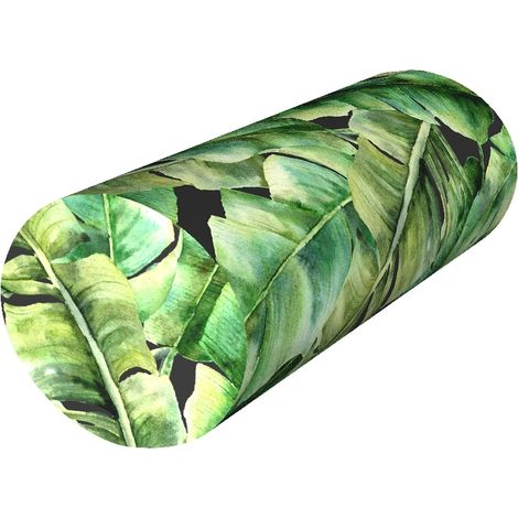 Almohada de rehabilitación Ibiza Night, Ø15x40 cm, terciopelo, espuma viscoelástica, para soporte de cuello y espalda, Bertoni (1/5)